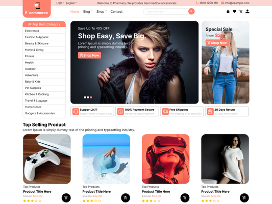 Free Storefront WordPress Theme For Retail Businesses