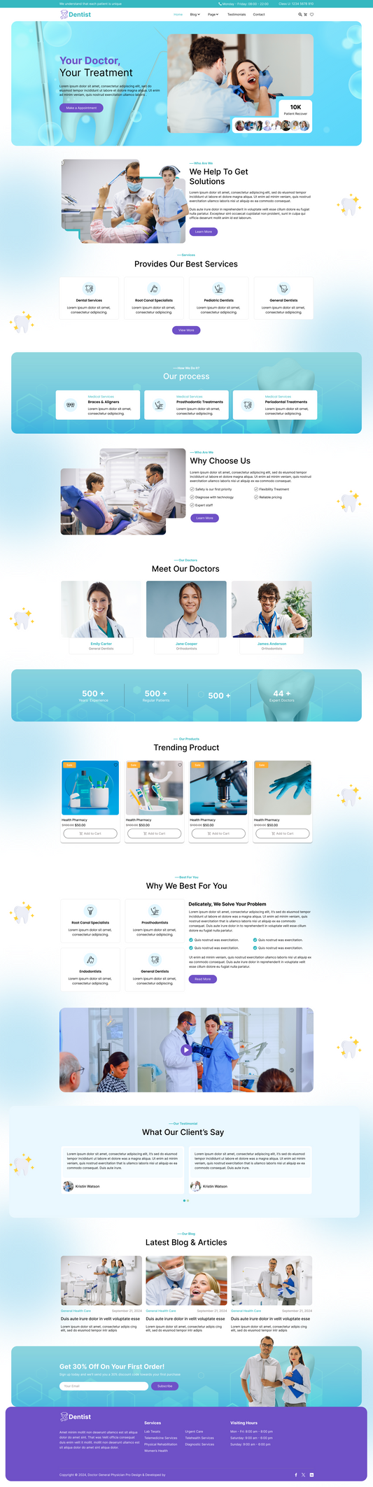 Dental Website Template