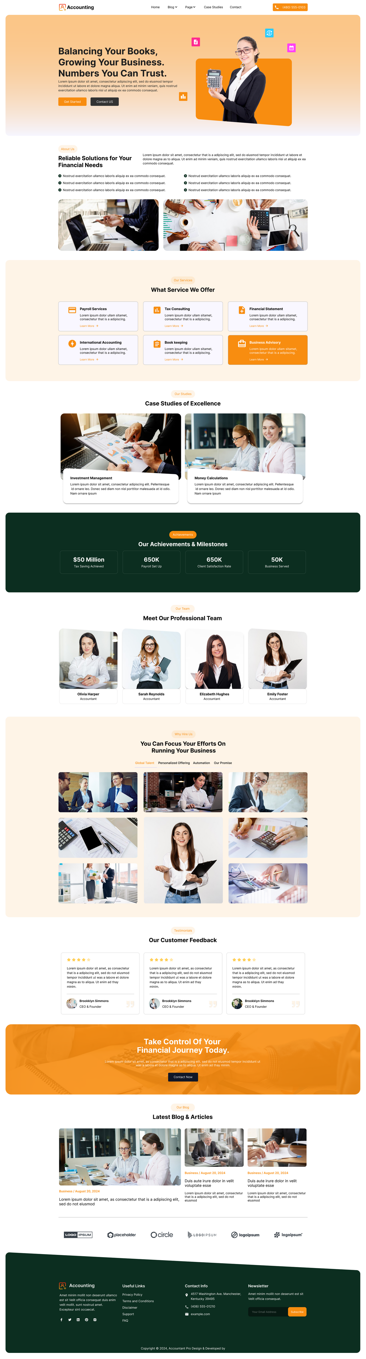 Finance Manager WordPress Theme