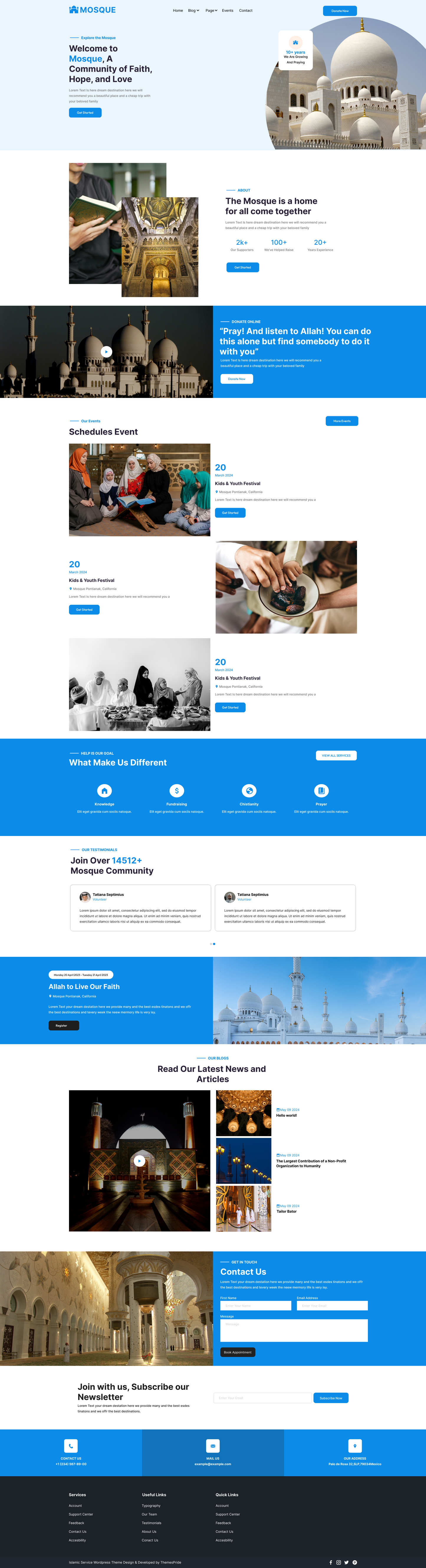 Islamic Website Template