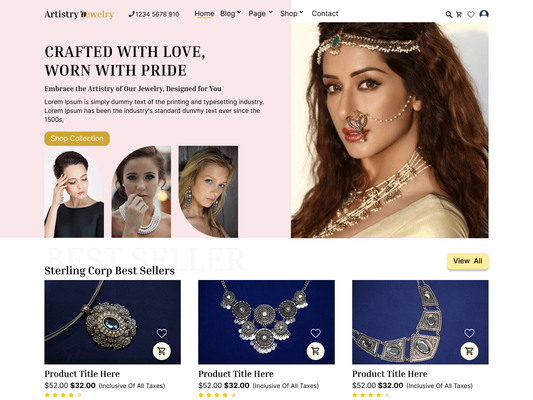 Jewellery Boutique Theme