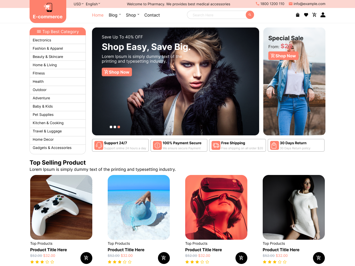 Free Storefront WordPress Theme For Retail Businesses – seothemesexperts