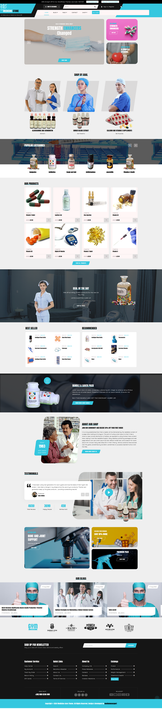 Medicine Shop Website Template: Boost Your Online Presence