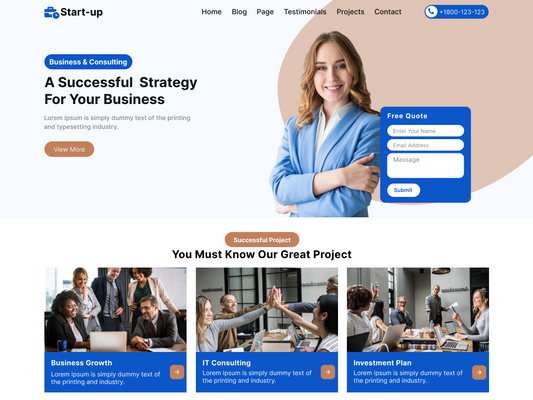 Business Startup Expert Theme