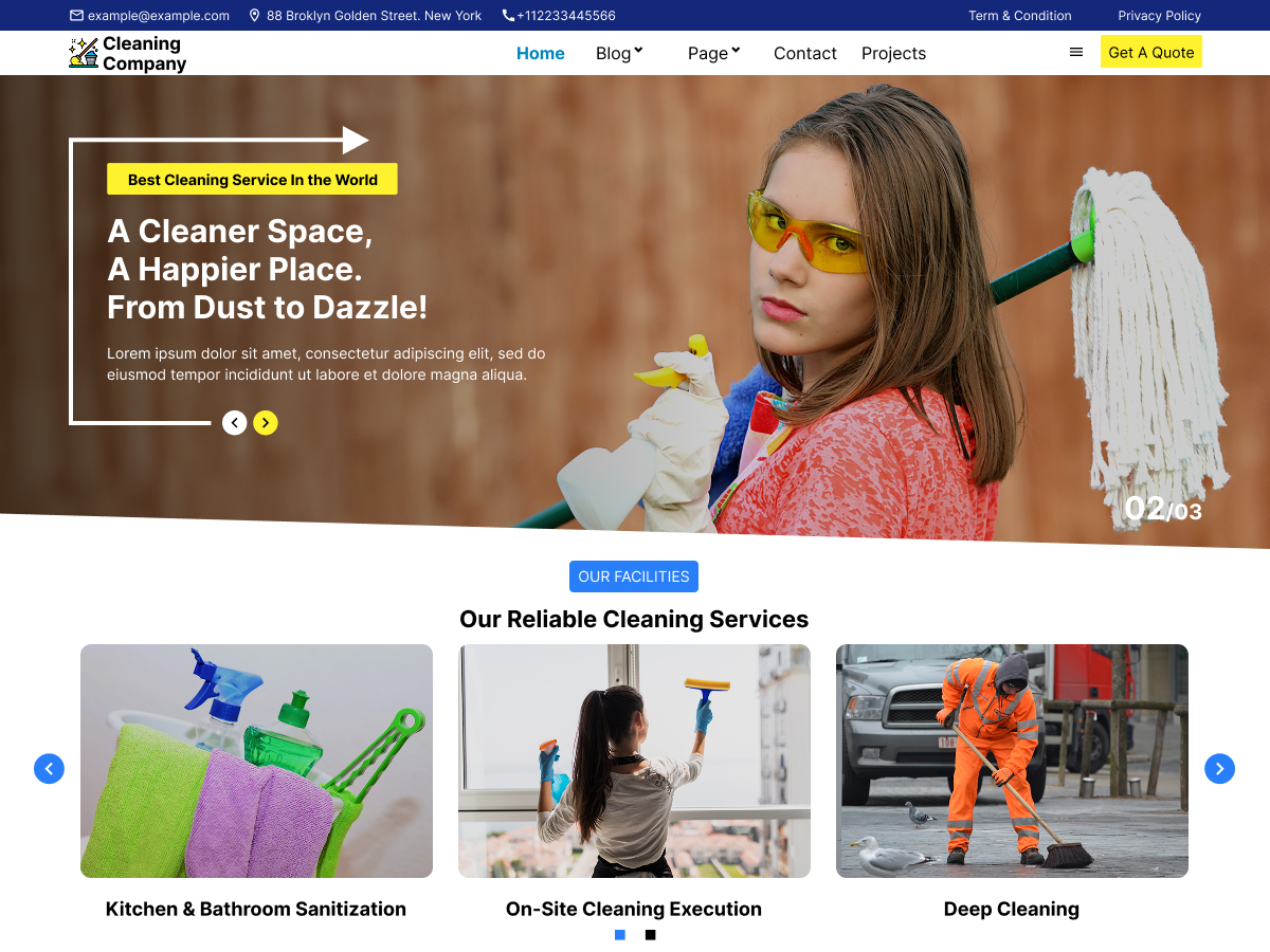 Expert Cleaning Theme