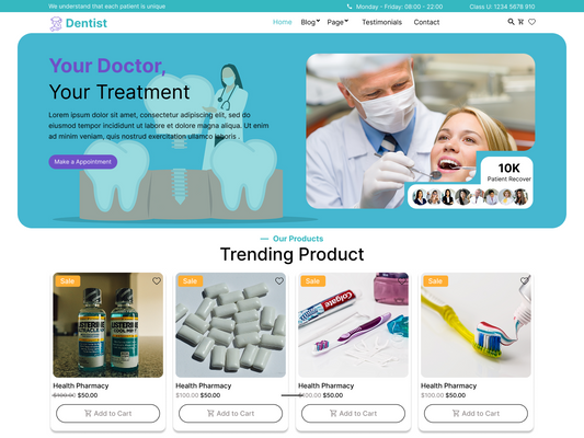 Expert Dental Specialist Theme