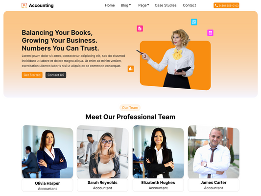 Expert Finance Manager Theme