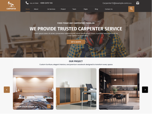  Free Furniture WordPress Theme
