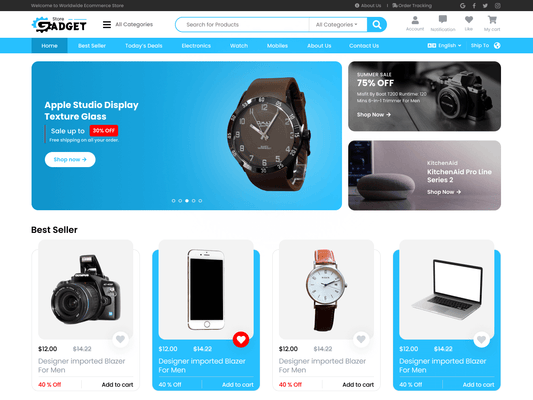 Free Gadget WordPress Theme