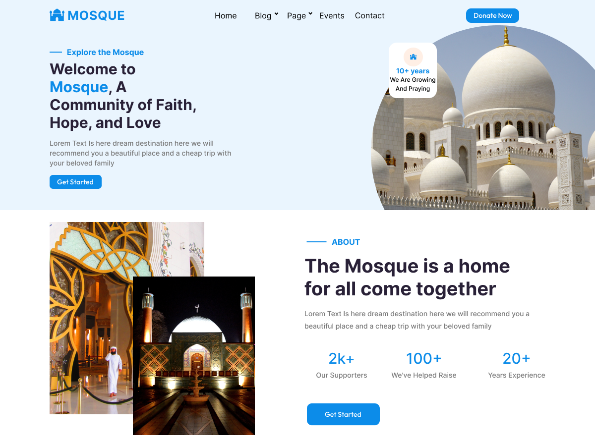 Free Islamic WordPress Theme