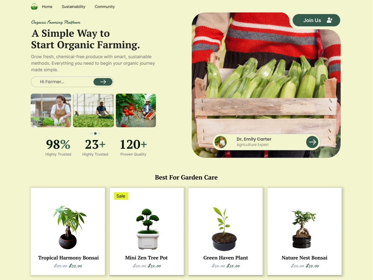 Free Organic WordPress Theme