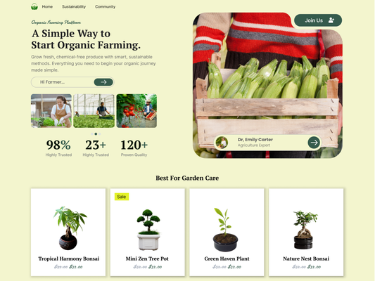 Free Organic WordPress Theme