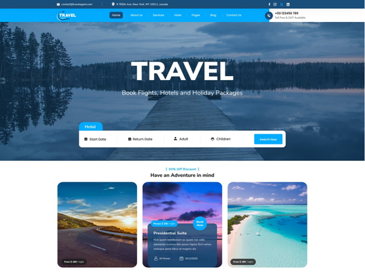Free Tour Manager WordPress Theme