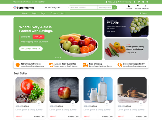 Green Grocer Theme