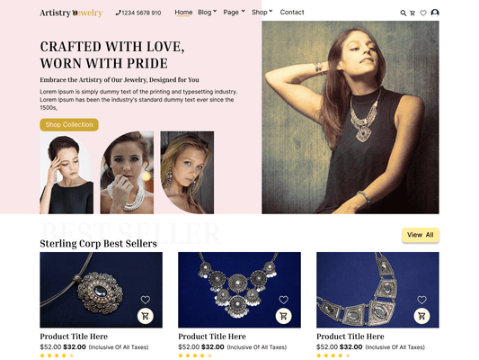 Jewellery Boutique Theme