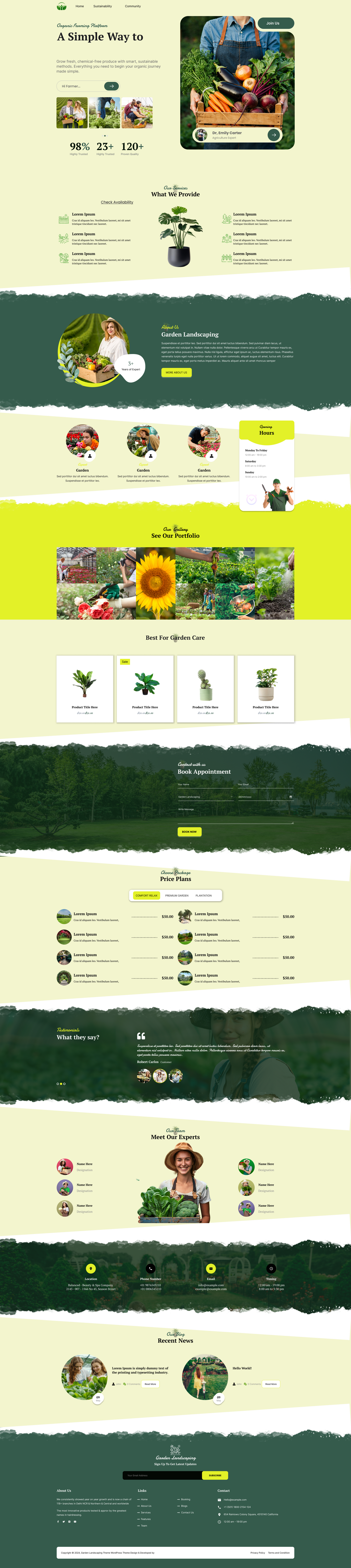 Organic WordPress Theme