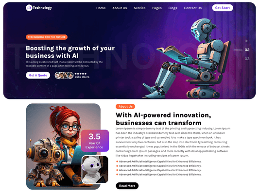 IT Software Technology Theme