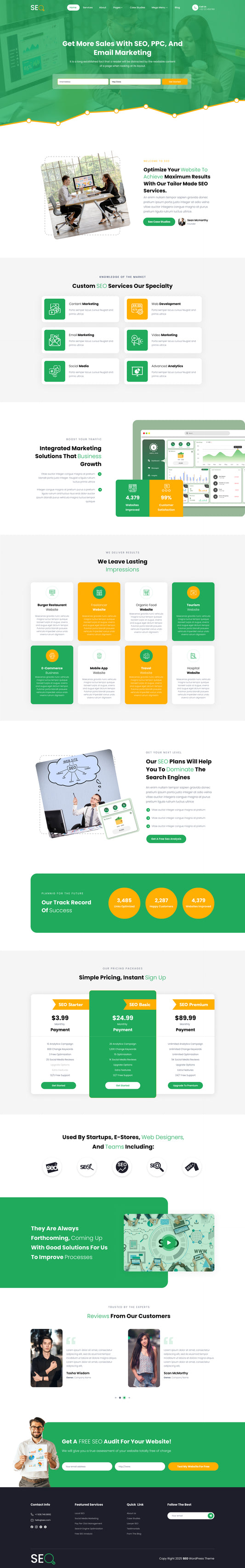 SEO Website Template