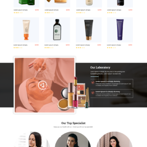 Makeup Stylist Website Template